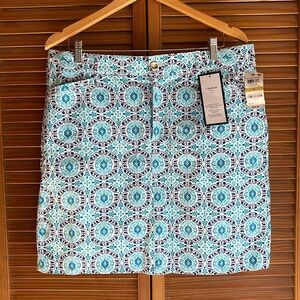 NWT Charter Club Sateen Skort